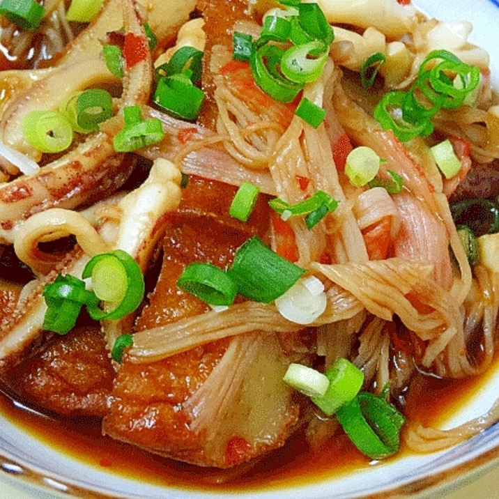ご飯が旨い! 「イカと薩摩揚げの甘辛煮」